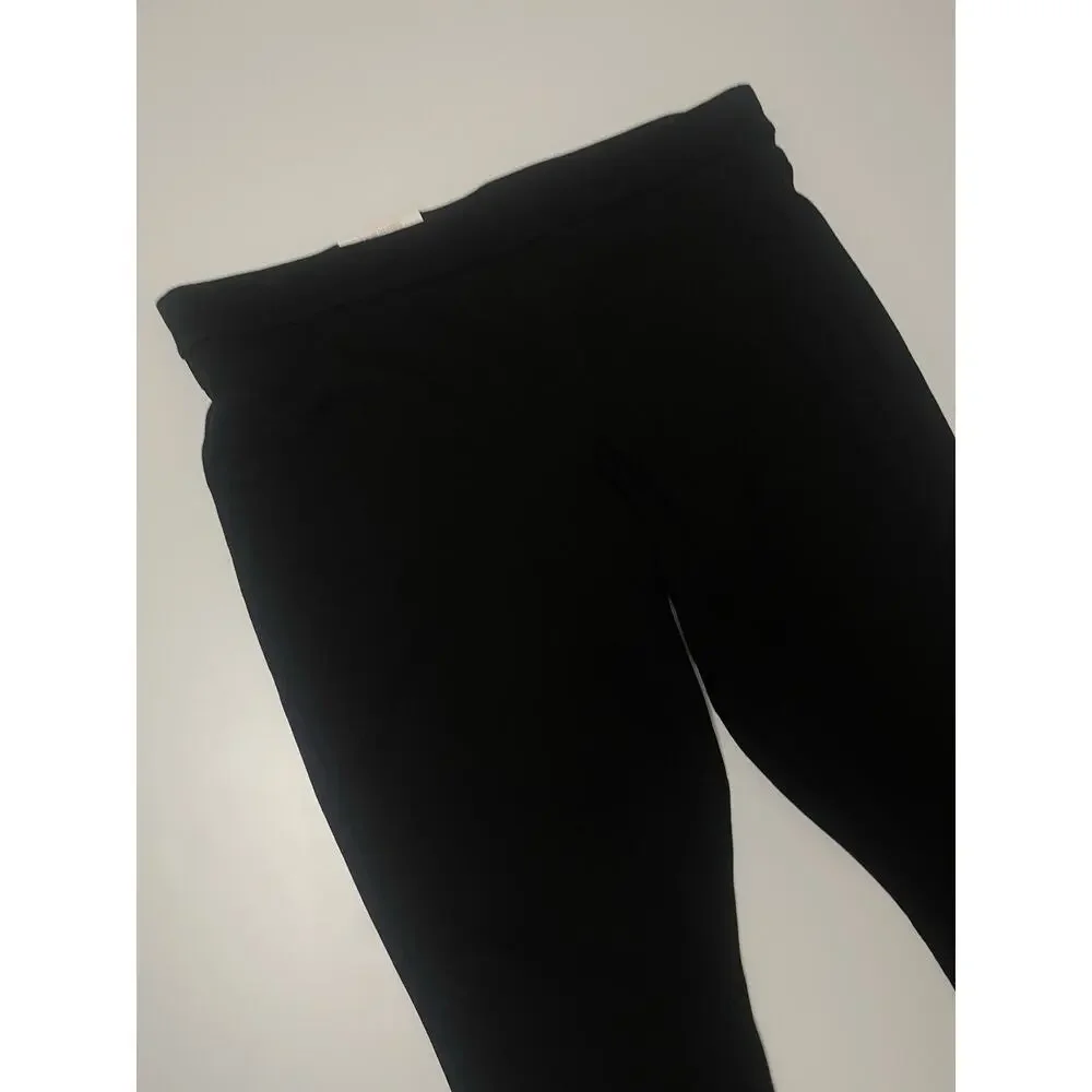 Hue Women's Yoga Stretch & Soft Wide Waistband Denim Leggings, True Black XXL‎